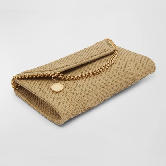 🎉🎉HP💃💃💃Stella McCartney NWT Falabella Mini Woven Vegan Suede Crossbody Bag - Picture 3 of 7